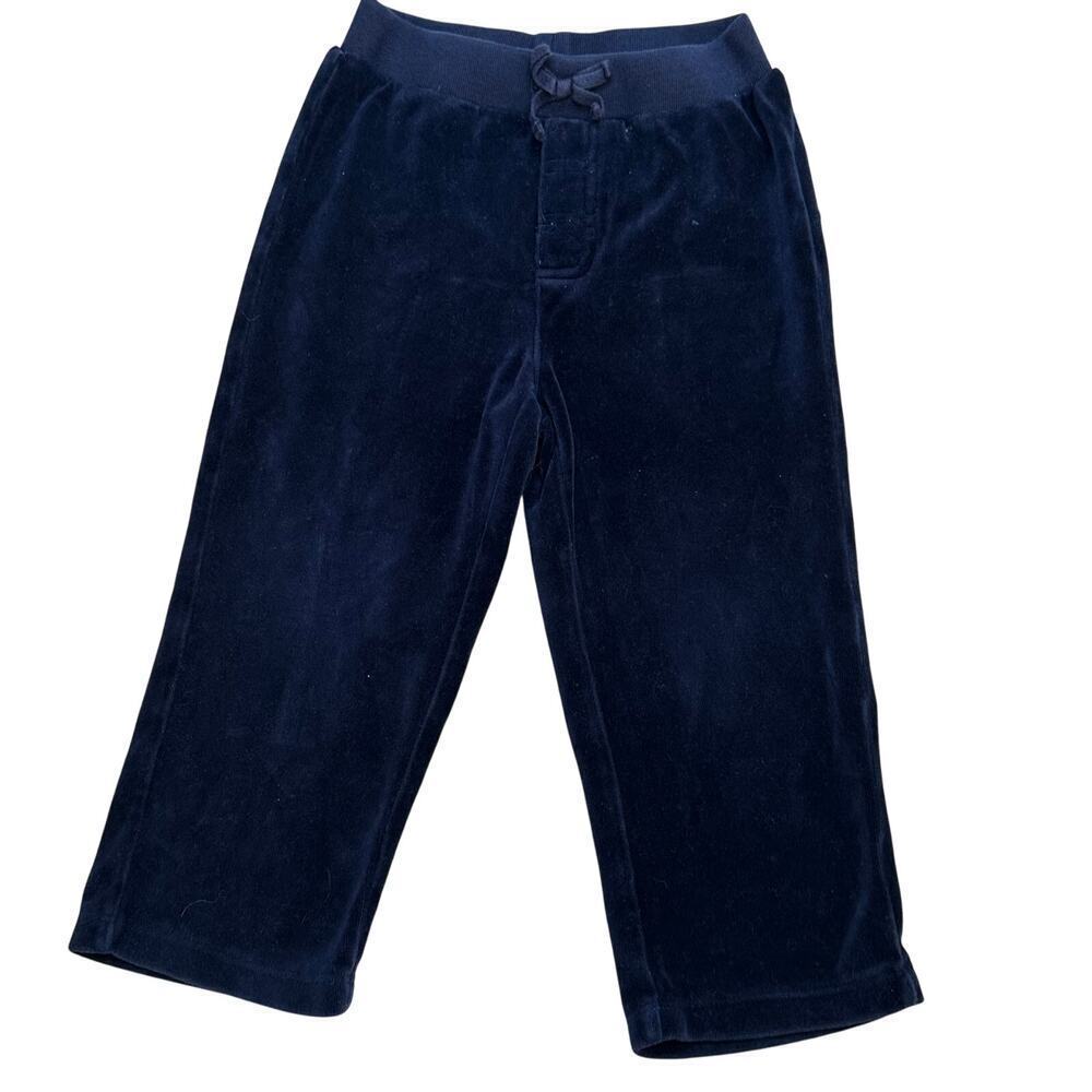 Ralph Lauren Navy Blue Velour Sweat Pants sz 24M